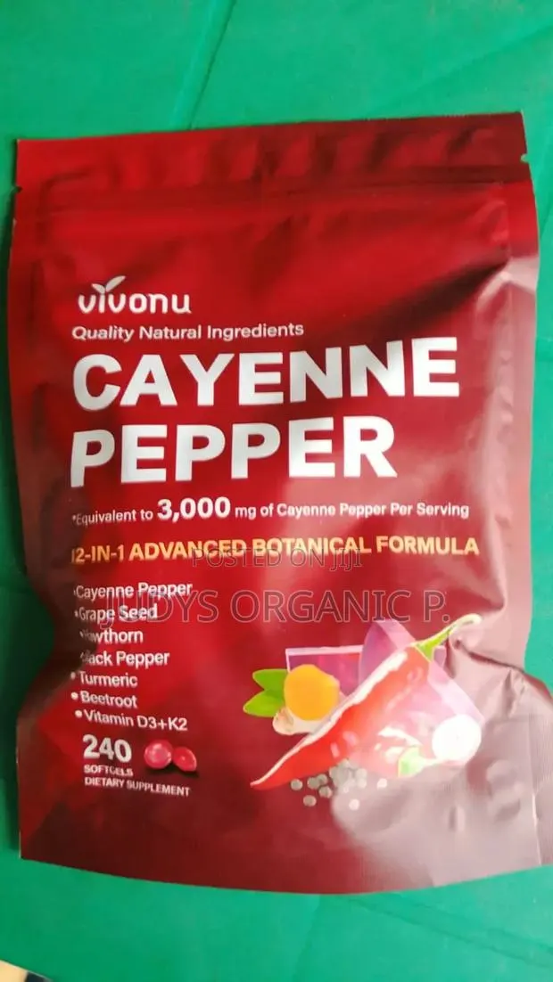 Vivonu Cayenne Pepper Softgels · Photo 1