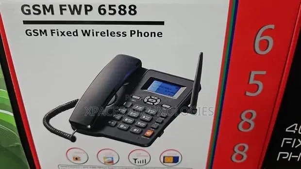 Landline GSM 4g 2PORT Simcard Phone for Home , Office · Photo 1