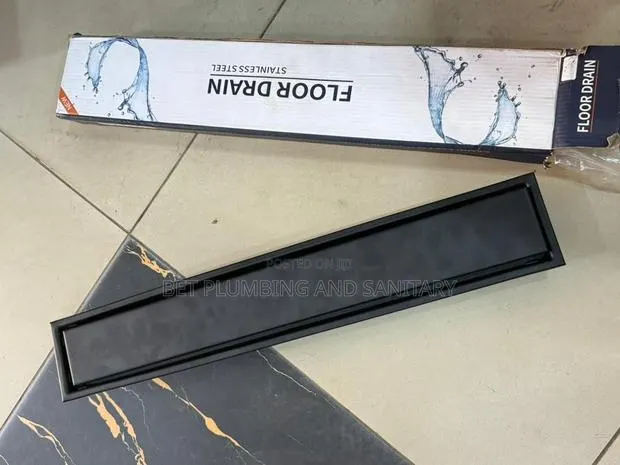 50cm Tile Floor Drain_black Floor Drain · Photo 1