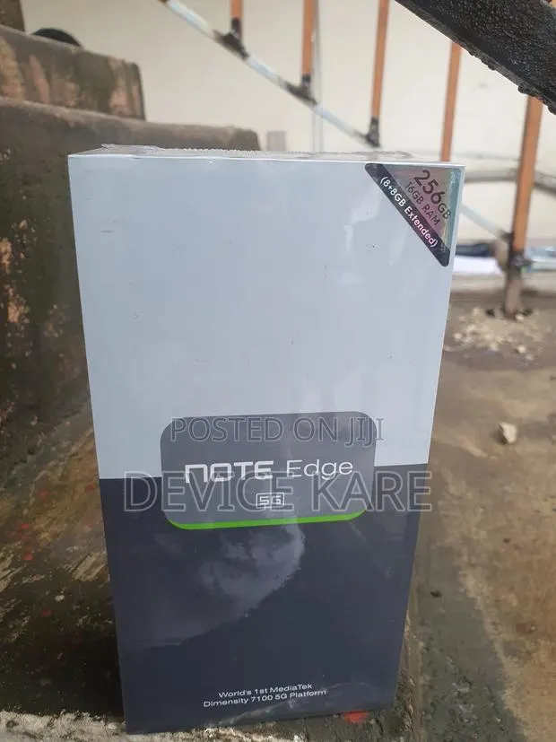 New Infinix Note Edge 256 GB Black · Photo 1