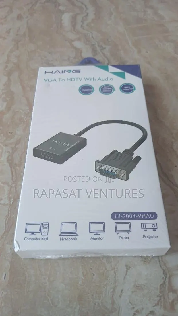 Vga Male to Hdmi Female Adapter Haing Hi-2004 · Photo 1