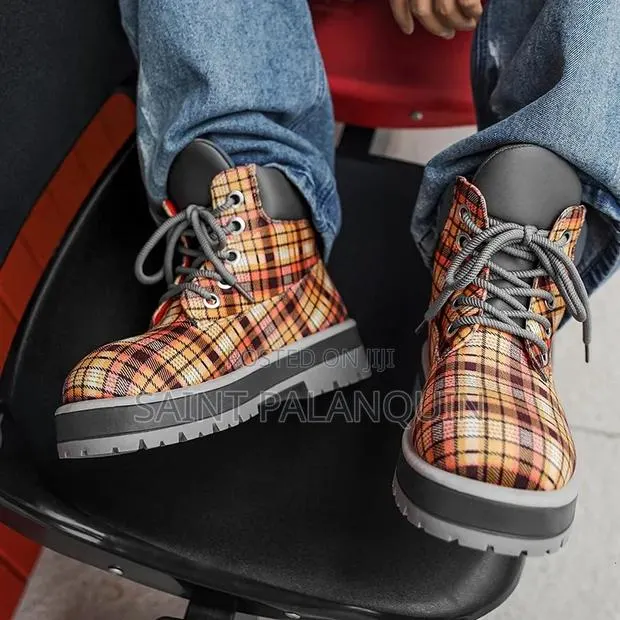 PDF Channel Strada Orange Plaid · Photo 1