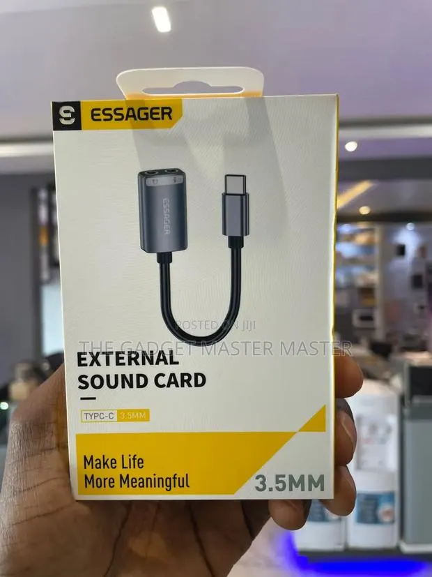 Essager Type-C to Dual 3.5mm Separated Sound Card · Photo 1
