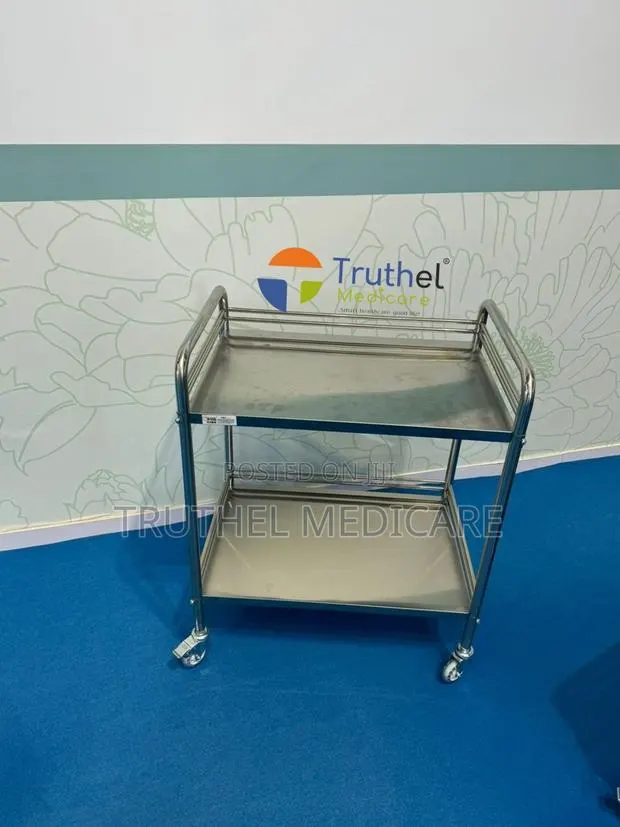 Stainless Medicine Trolley (2 Steps) · Photo 1