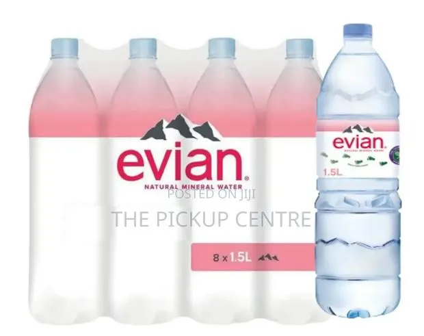 Evian Natural Spring Water 1.5 Litre (Pack of 8) · Photo 1