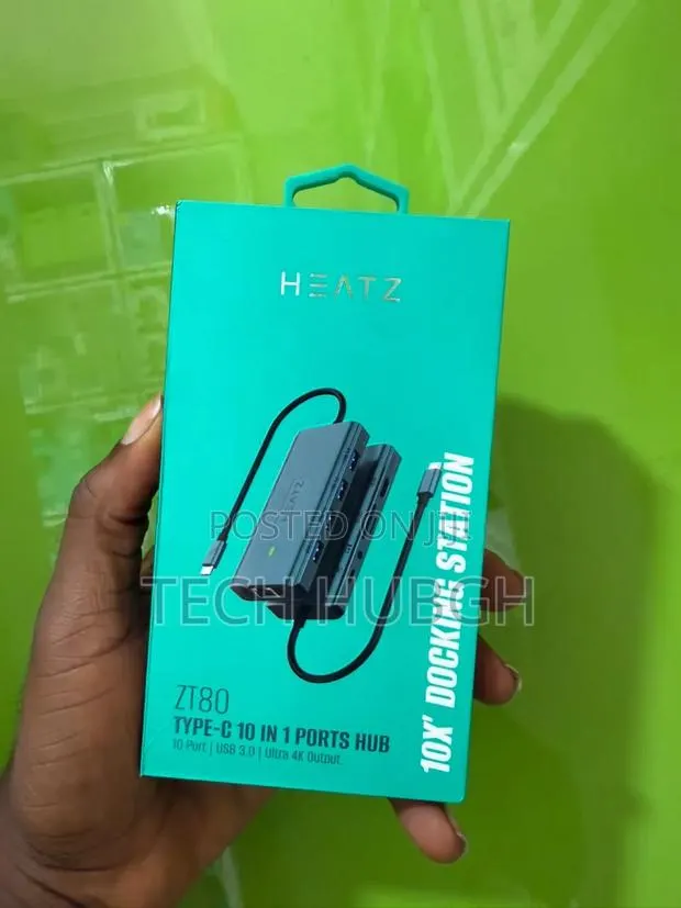 Heatz Zt80 Type-C 10 in 1 Port Hub · Photo 1