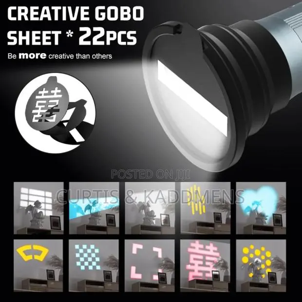 ZSYB 10W Handheld Rechargeable Light Snoot With 22 Shapes · Photo 2