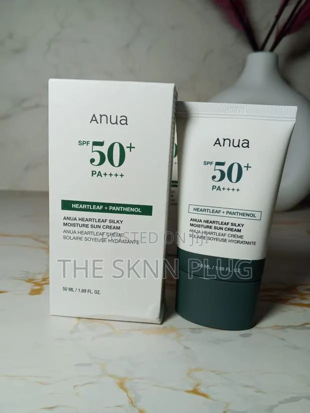 Anua Heartleaf Silky Moisture Sun Cream SPF 50+ · Photo 1