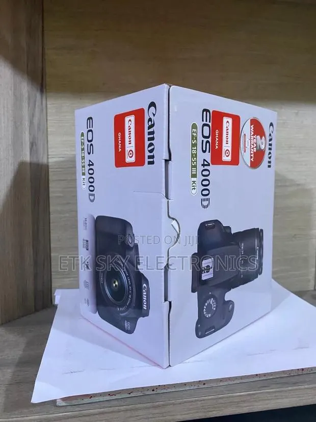 Canon Eos 4000d DSLR Camera – Wifi, 18.0 Mp With 18-55mm Lens · Photo 1