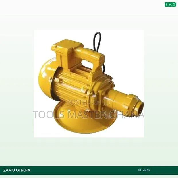 Concrete Vibrator Exen Inserted Type Electric 2hp 220v Alu Wire - Zn70 · Photo 1