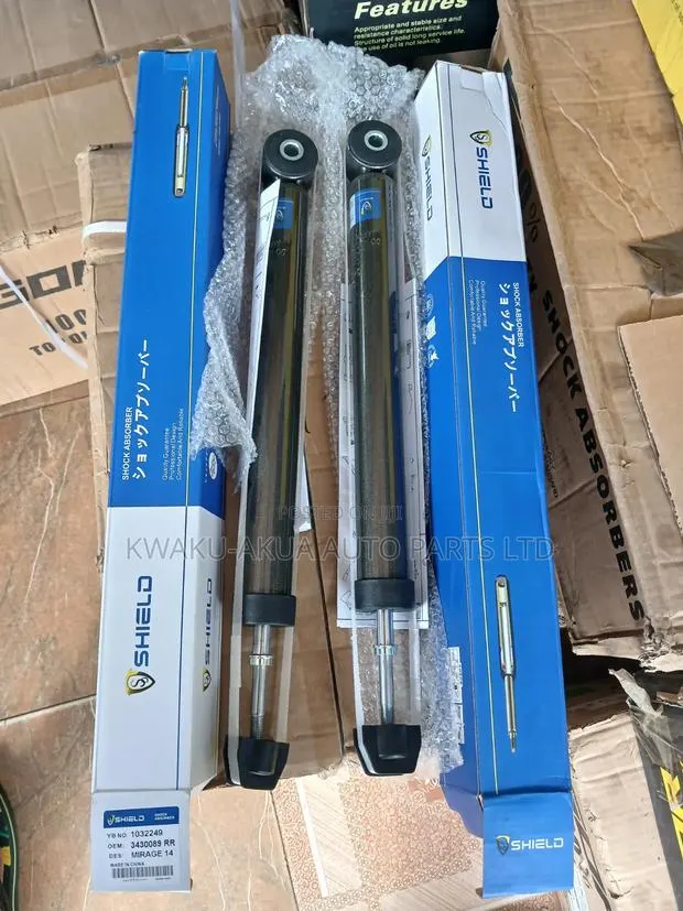Mitsubishi Mirage 2014-2018 Back Shocks Shield · Photo 1