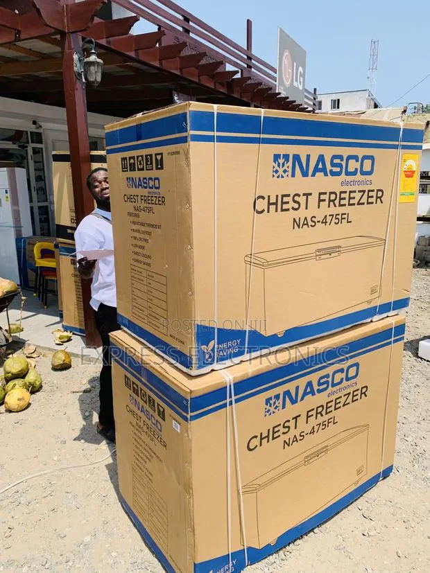 Grab the New Nasco 400 LTRS Chest Freezer โ Black (NAS-475FL-B) ยท Photo 1