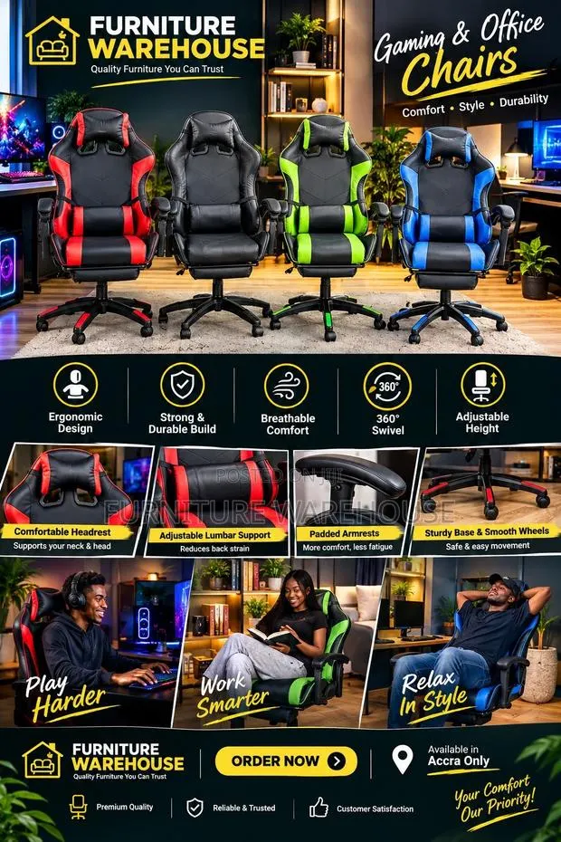 Premium Gaming Chair · Photo 1