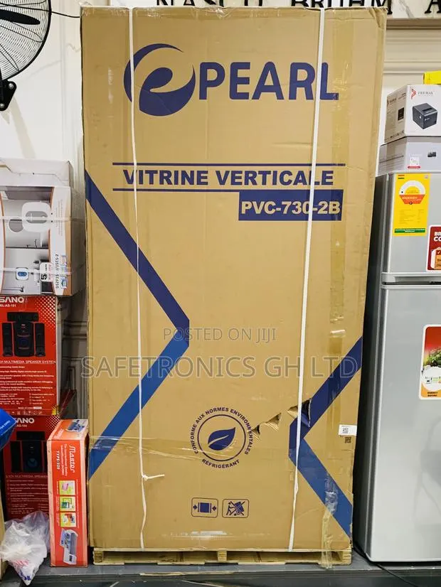 Try Unique Pearl PVC-730-2b Double Door Display Fridge · Photo 1