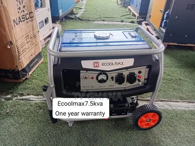 Ecoolmax 7.5KVA Gasoline Genset – Durable Heavy Duty Power Solution7.5 · Photo 1