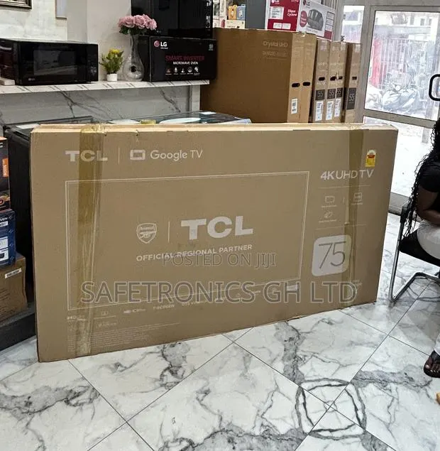 High Authentic TCL 75 Inch Smart Led Uhd P755 Google Tv · Photo 1