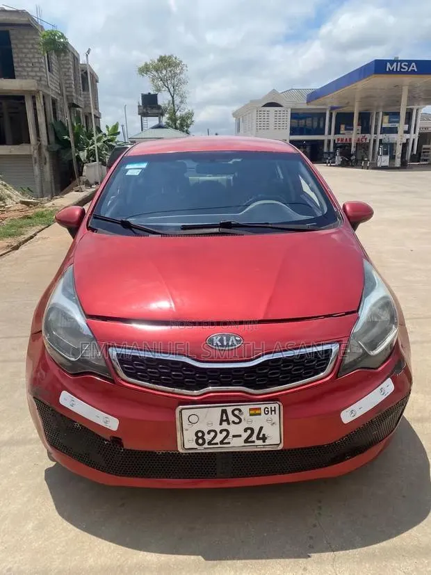 Kia Rio EX 4dr Sedan (1.6L 4cyl 6A) 2012 Red · Photo 1