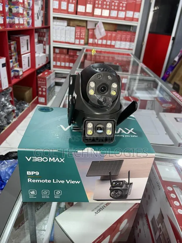 Solar 4g Sim Camera V380 Max Remote Live Biew Bp9 Dual Lens Battery · Photo 4