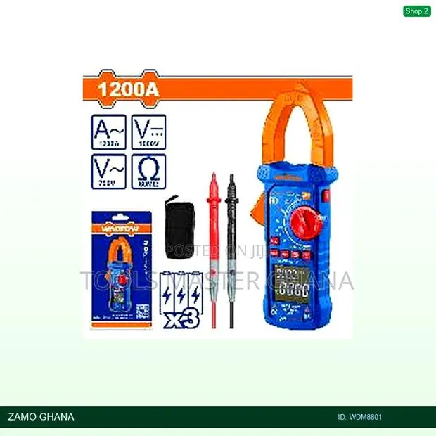 Digital Ac Clamp Meter - Wdm8801 · Photo 1