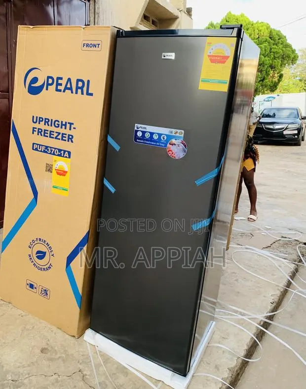 Sleek Design Pearl Puf 370-1a 1 Door Upright Standing Freezer(Gray) · Photo 1