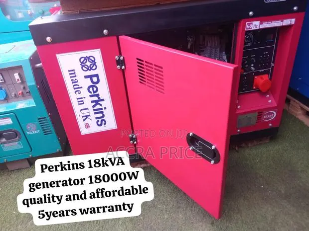Heavy-Duty Perkins 18kVA Genset With 5 Years Warranty · Photo 1
