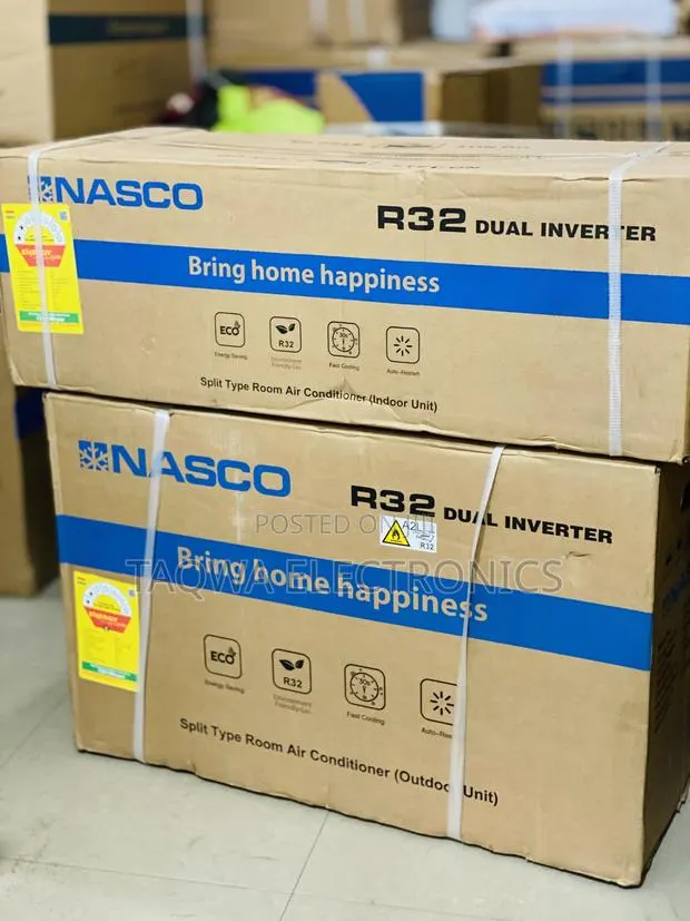 R32-Eco- Friendly Nasco 1.5hp Dual Inverter Air Conditioner · Photo 1