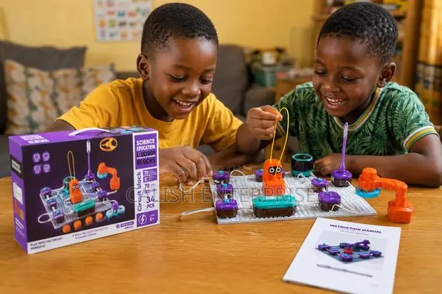 🧠 34PCS Electronic Circuit Learning Kit – 70+ Projects for Kids · Photo 1