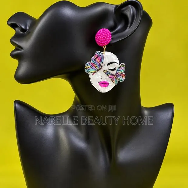 Butterfly Artsy Statement Earrings · Photo 1