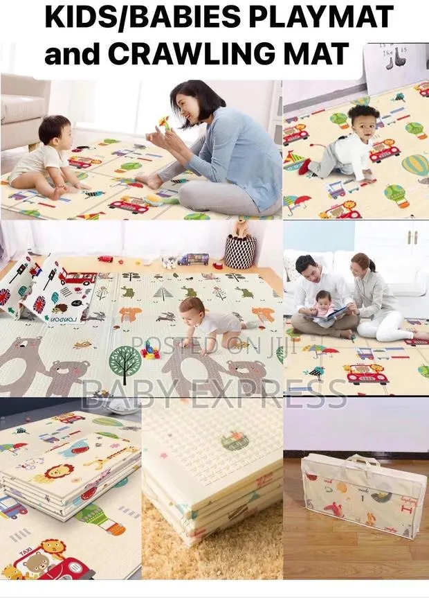 Large Foldable Baby Playmat Xpe Foam Crawling Mat - Double-Sided · Photo 1