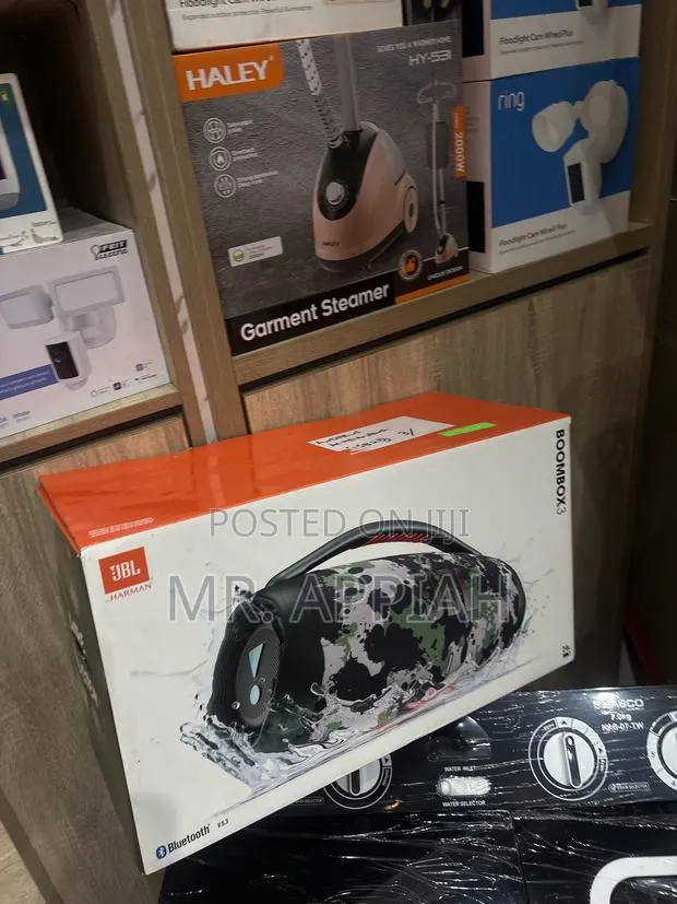Shop Sleek JBL Boombox 3 Bluetooth Speaker · Photo 1
