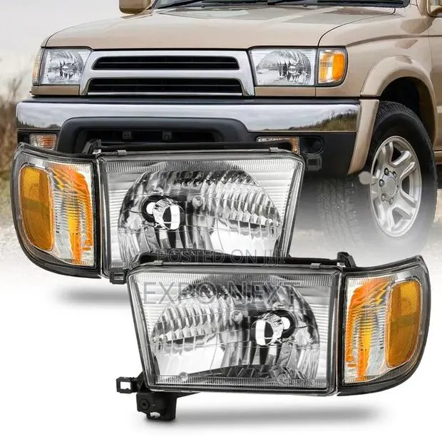 1999-2002 Toyota 4Runner Headlights W/ Corner Lamps Set Left+Right · Photo 1