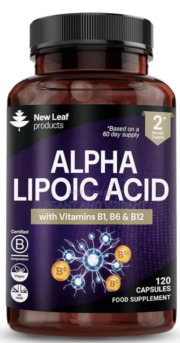 Alpha Lipoic Acid Complex With Vitamin B12,B6 Thiamine 600mg ALA · Photo 1