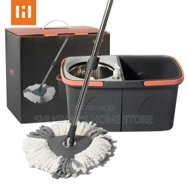 360 Flat Mop Spin Mop With Two Buckets to Help Give a Better Clean · Photo 1