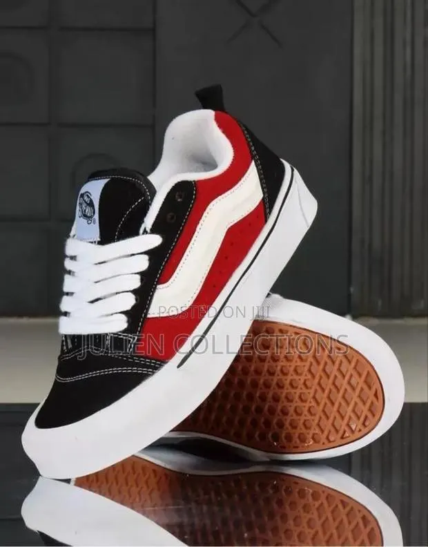 Vans New Skool Knu Red Black · Photo 1