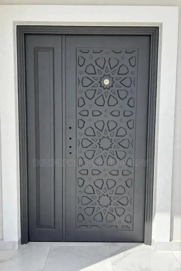 Ced Security Door S //Black With Handle Available in DFF Colours · Photo 1