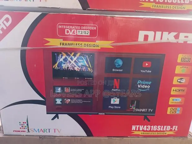 Nikai 43-Inch Smart TV – Full HD Frameless Design · Photo 1