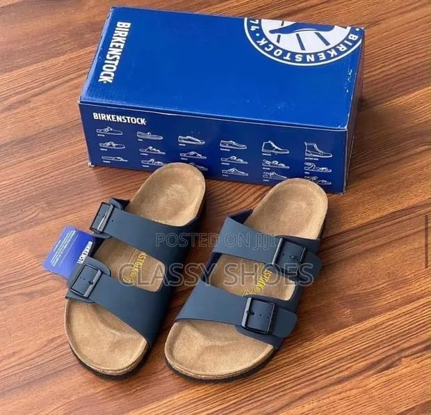 Arizona Birkenstock Blue Black · Photo 1