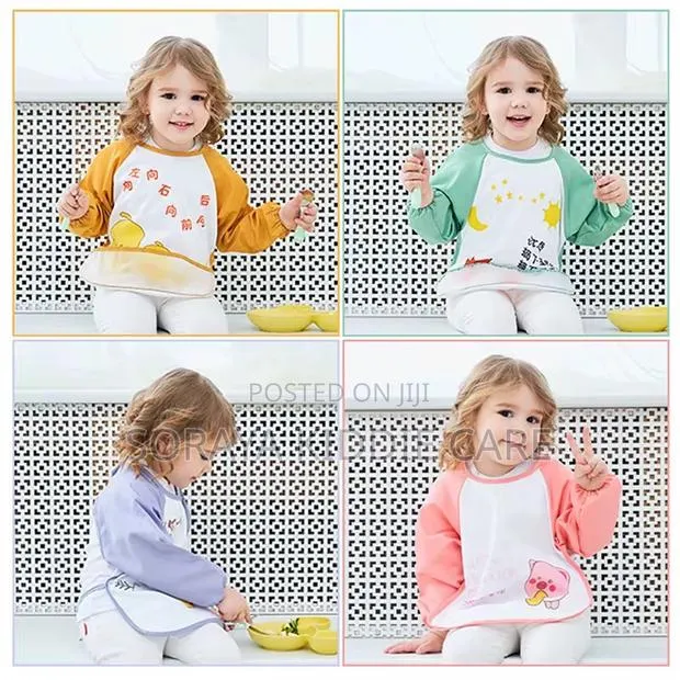 Long Sleeve Fabric Blend Bibs for Toddlers · Photo 1