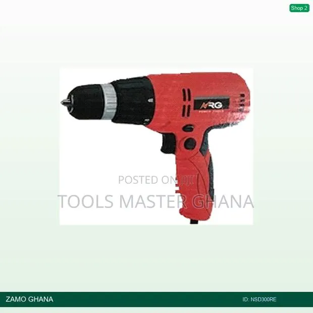 Torque Drill 10mm 300w 750rpm - Nsd300re · Photo 1