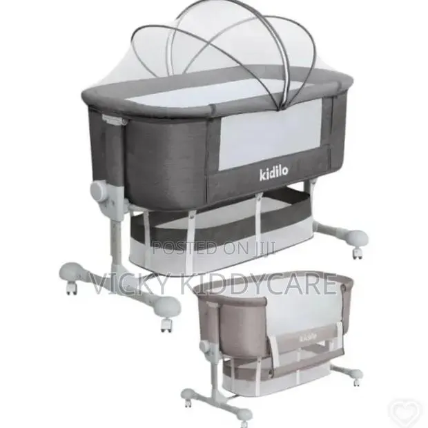 Adjustable Canopy Bedside Crib 3 in 1 Baby Cradle With Mosquito Net · Photo 1