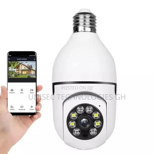 3mp Cctv Light Bulb Ptz Camera 1080p · Photo 1