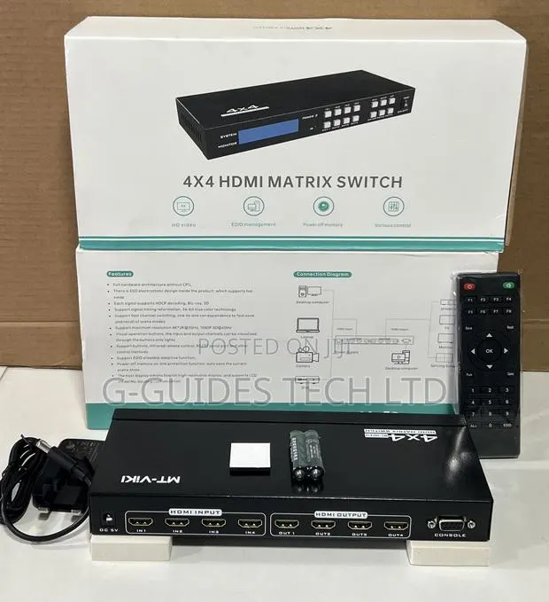 Mt-Viki 4x4 Hdmi Matrix Switch,4-in 4-Out Hdmi Matrix Switch · Photo 1