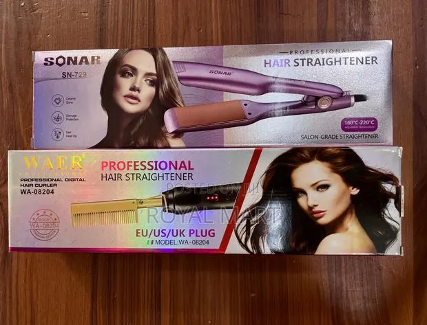 Ladies Hotcomb and Hair Straightener · Photo 1