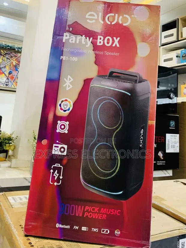 Purchase the New Eldo Pb1-100 Double 6,5"Bluetooth Speaker · Photo 1