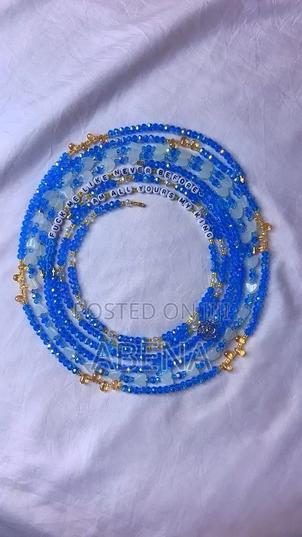 Free Customization Blue Waist Bead · Photo 1