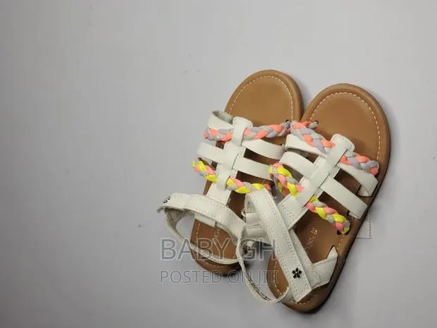 George Brown Sandals With White and Braided Colours Girls · Photo 2