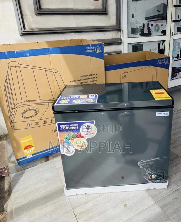 Check Out Nasco Single Door Chest Freezer(Dark Gray)316l,Nas425fl · Photo 1