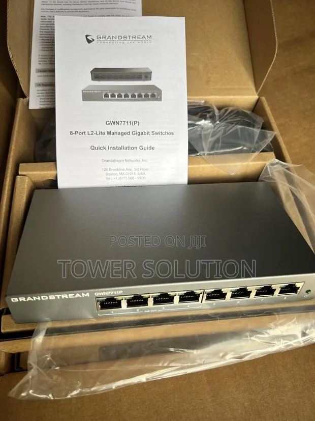 GRANDSTREAM GWN7711P 8port Poe Gigabit Managed Switch