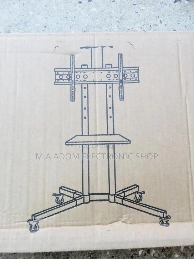 Black Color Tv Cart 32”-70” · Photo 1