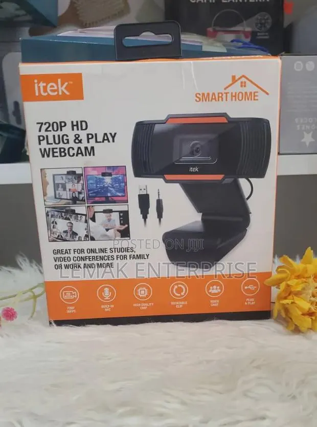 Itek Smart Home 720P HD Plug & Play Webcam.